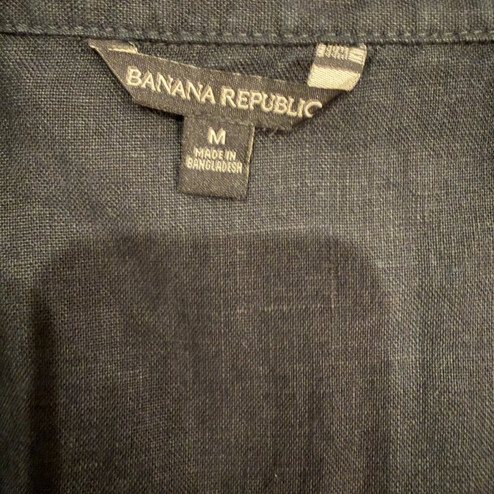 Banana Republic Black Linen Dress - Picture 4 of 4